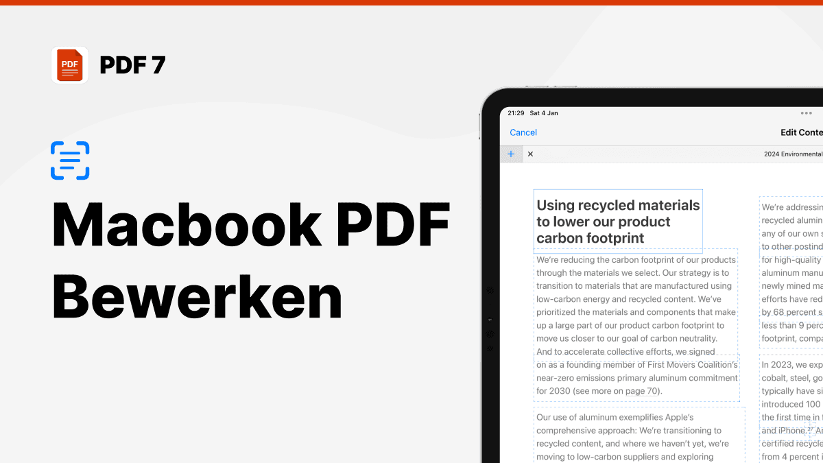 pdf bewerken macbook