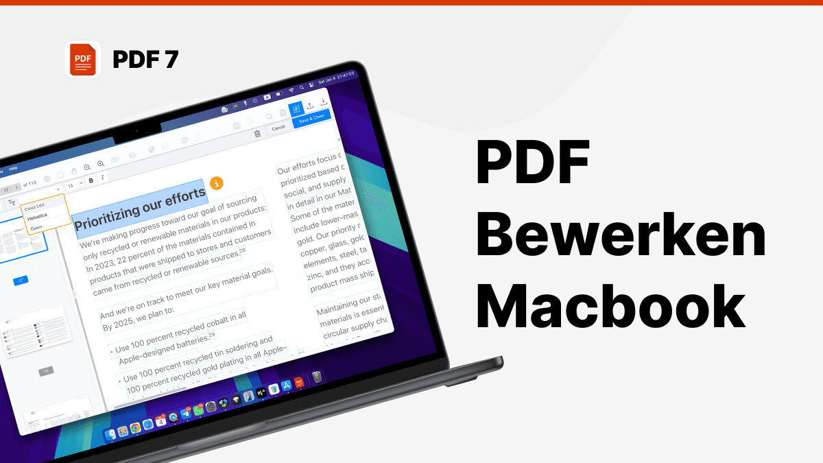 pdf bewerken macbook